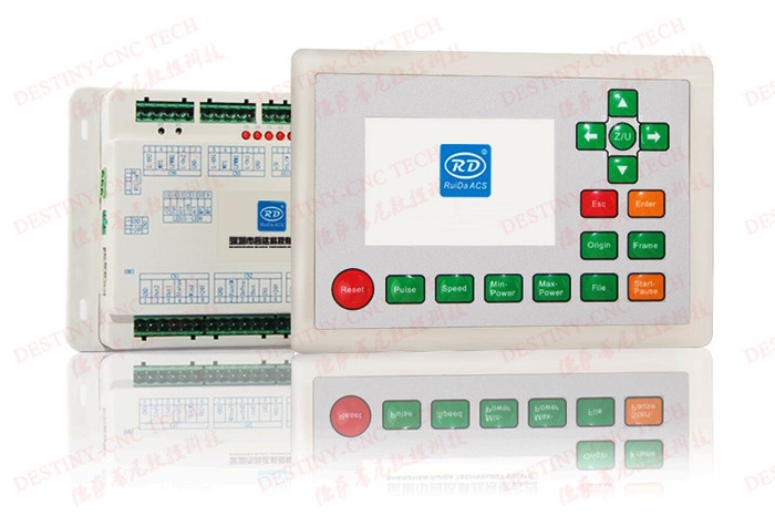 Laser engraving&cutting machine control system newest RDC6442S CO2 laser control system 4 axis laser control card &panel