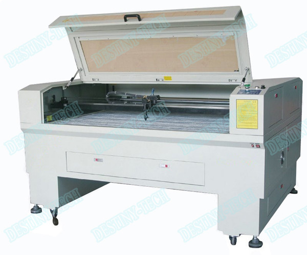 DT-1610 CCD 100W CNC CO2 seal laser cutting machine with scanning camera