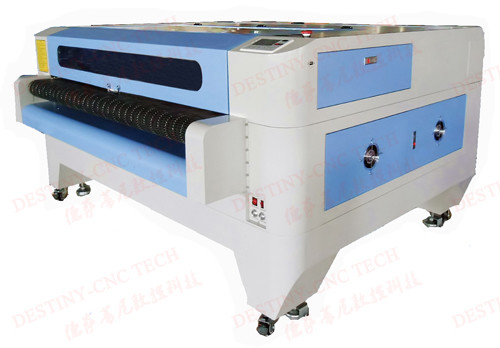 Textile laser cutting DT-1610 Auto feeding fabric CO2 Laser cutting machine